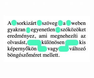 Sorkizárt térközök